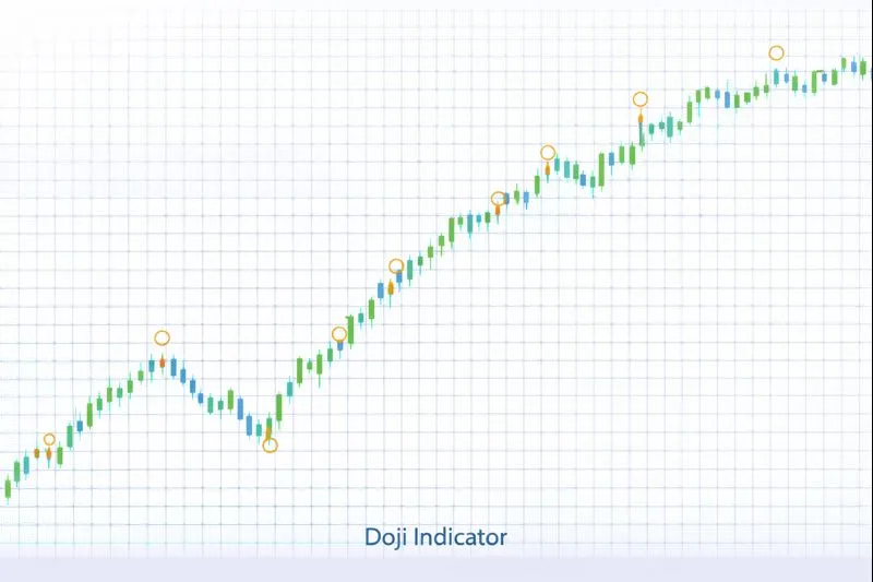 Doji on a price chart: illustration of the indicator and how it is used in technical analysis