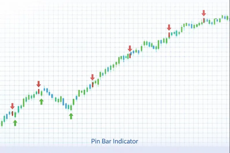 Pin Bar on a price chart: illustration of the indicator and how it is used in technical analysis